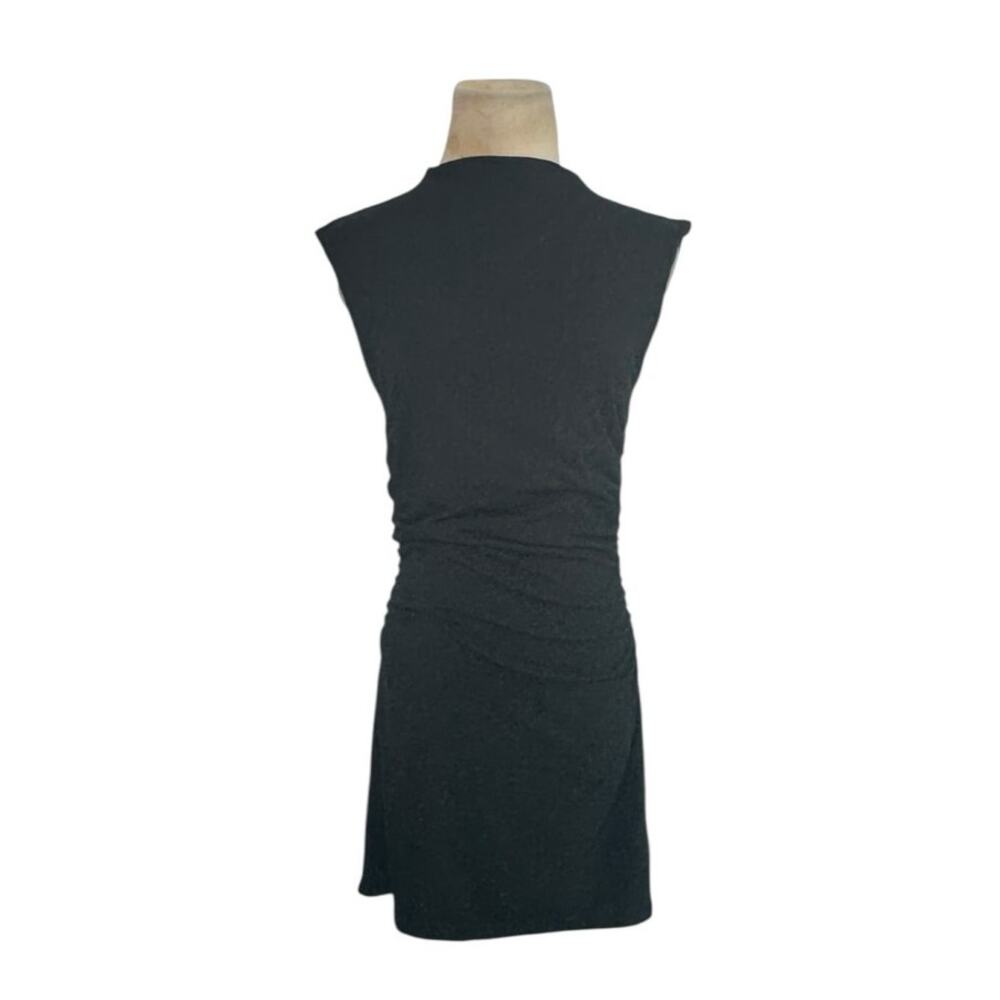 Wild Fable black mock neck cap sleeves mini dress size Small - Picture 11 of 14